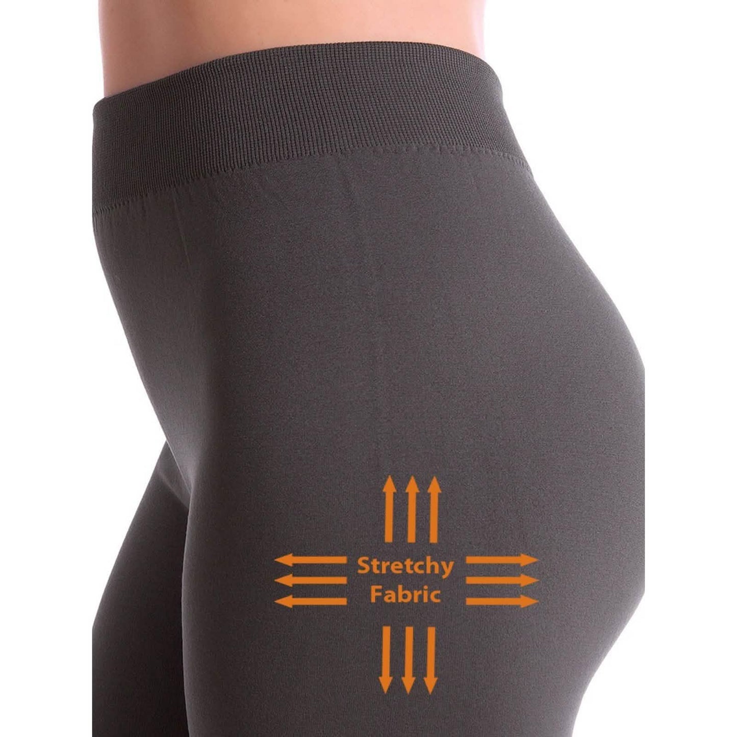 Womens Premium Fleece Lined Leggings 5 Pack For Winter