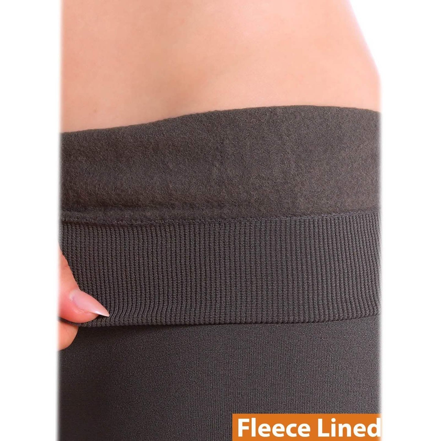 Womens Premium Fleece Lined Leggings 5 Pack For Winter