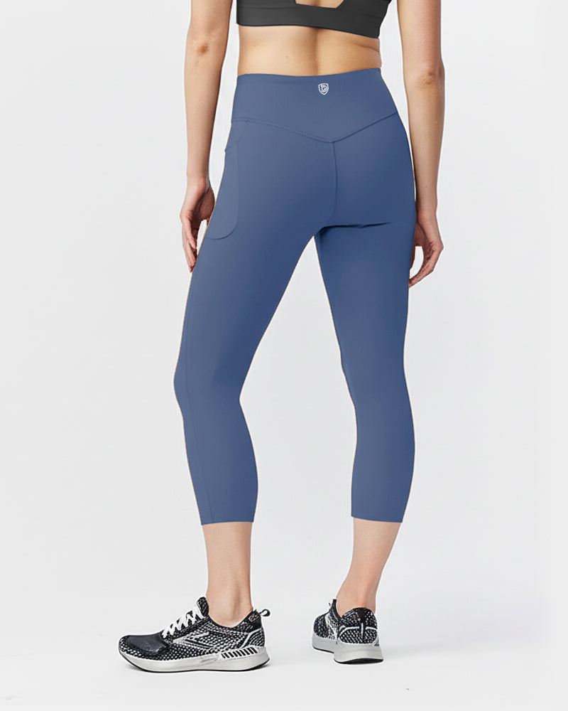 Go Again Womens Cropped Leggings For High Performance Training